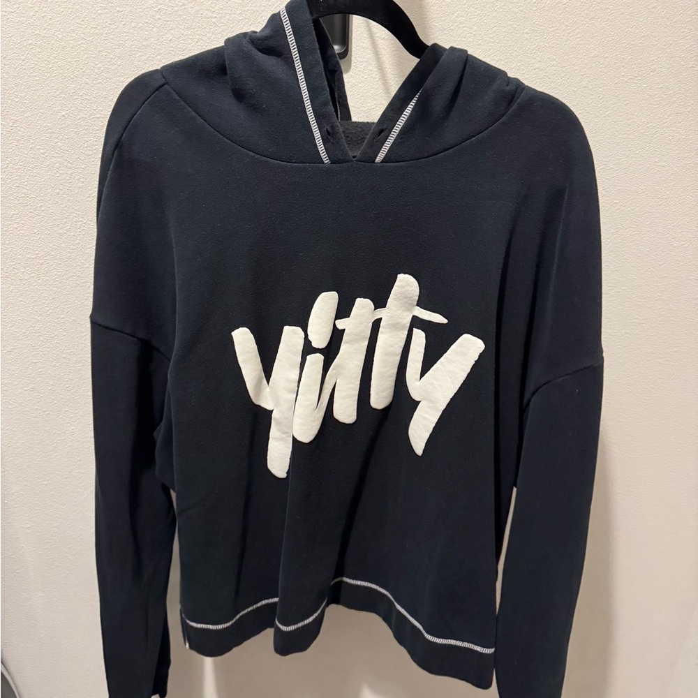 YITTY Navy Hoodie with White Logo